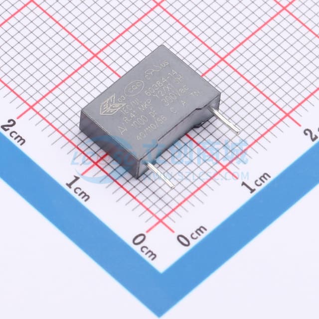 等级:X1,Y2 1nF ±10% 300V 【安规】实物图