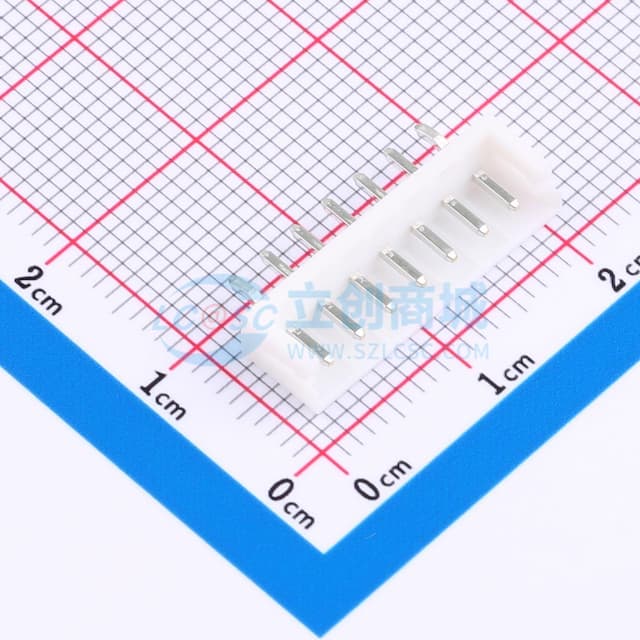 1x7P 间距:2.5mm 直插 系列:EH 【插件】实物图