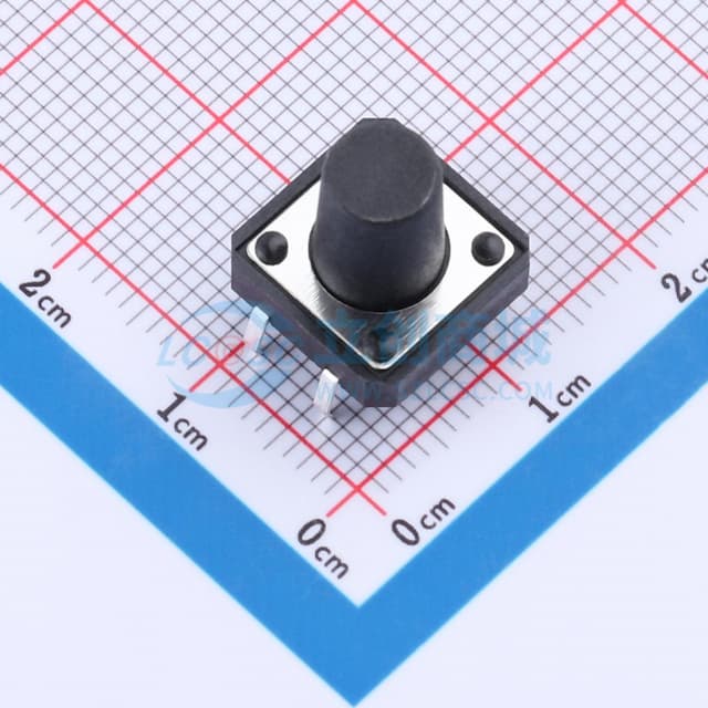 12*12*12mm 直插 轻触开关实物图