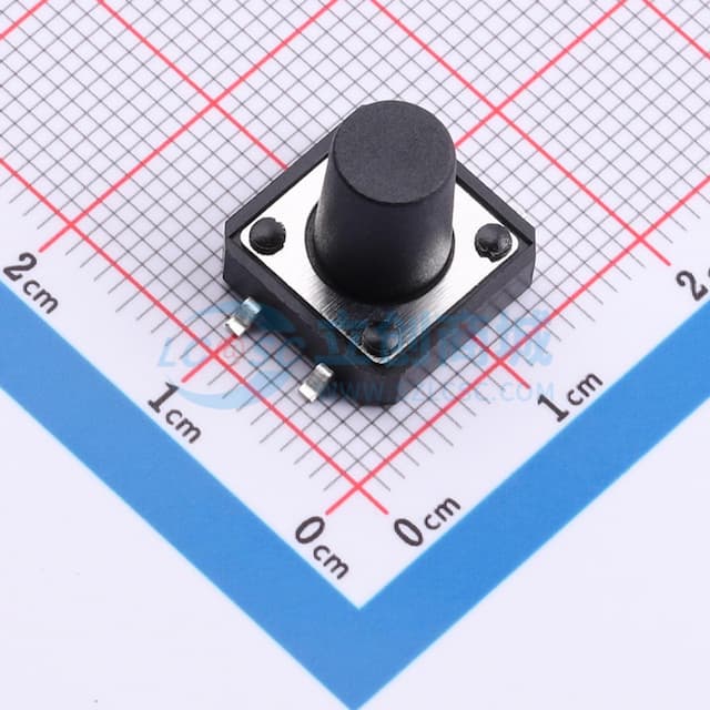 12*12*12mm 立贴 轻触开关实物图