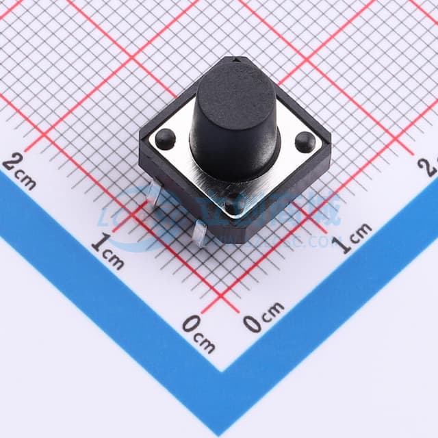 12*12*11mm 直插 轻触开关实物图