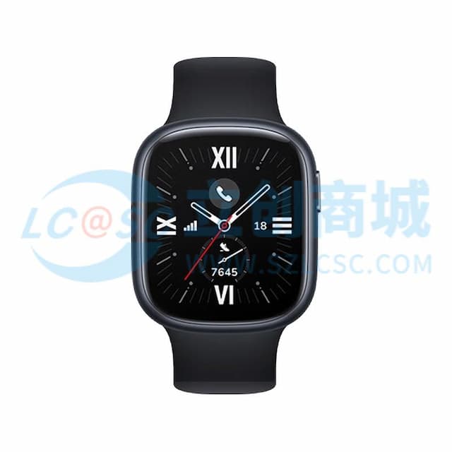 HONOR(荣耀)手表4 eSIM独立通话 46mm 10天长续航 全智能手表 血氧心率监测 watch 4 曜石黑实物图