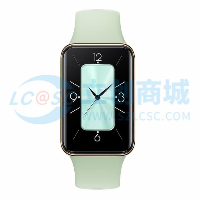 HONOR(荣耀)手环10 薄荷绿 智能手环 轻薄双曲面 健康晨报 心率血氧监测运动手环实物图