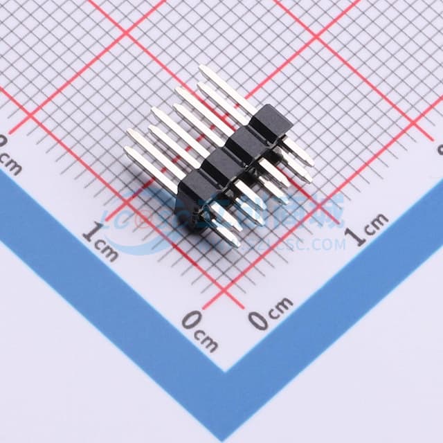 2x4P 间距:2.54mm 方针 直插实物图