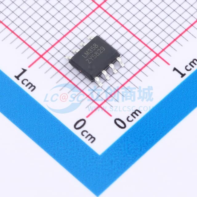 双路低功耗差分式运算放大器实物图