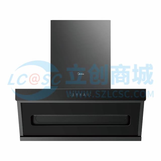 Midea(美的) CXW-280-DP30 侧吸型烟机 触控+挥手 冷轧板喷涂+玻璃 中国 触摸按键实物图