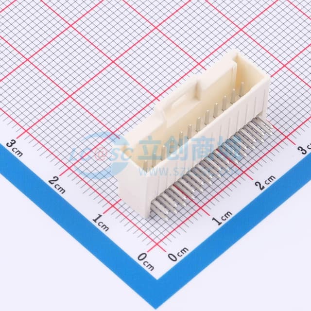 2x13P 间距:2mm 弯插 【插件】实物图