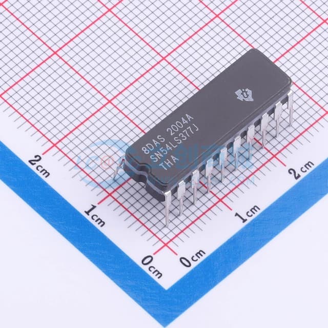 具有使能端的八路 D 型触发器实物图