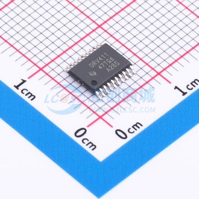 DRV411 用于闭环磁流传感器的传感器信号调节集成电路 (IC)实物图