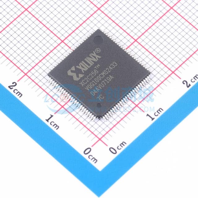 - XC2C256 7VQG100C实物图
