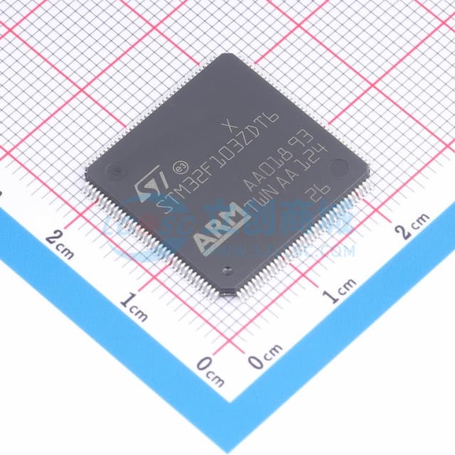 主流增强型ARM Cortex-M3 MCU，具有384 KB Flash、72 MHz CPU、电机控制、USB和CAN实物图