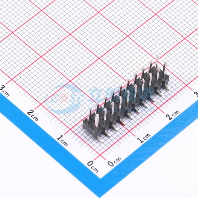2x10P 间距:2.54mm 方针 立贴实物图