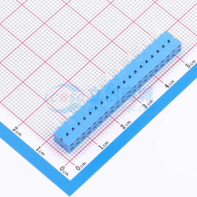 2x20P 间距:2.54mm 直插实物图
