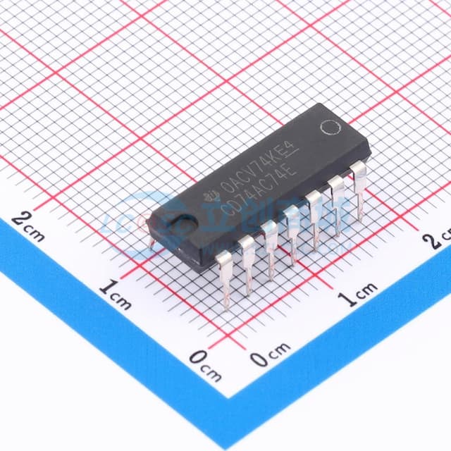 双正边沿触发D型触发器，带清除和预置功能实物图