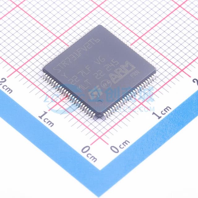 带闪存的ARM7TDMI 32位MCU，3个CAN接口、4个UART接口、20个定时器、ADC、12个通信接口实物图