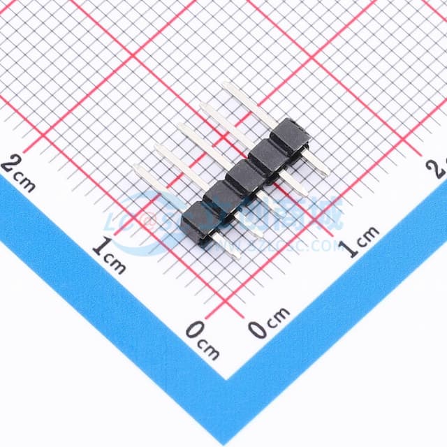 1x5P 间距:2.54mm 方针 直插实物图