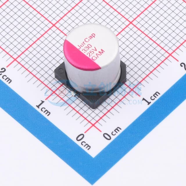 330uF ±20% 25V实物图