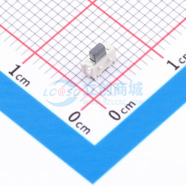 4.55*1.8*3.5mm 卧贴 轻触开关实物图