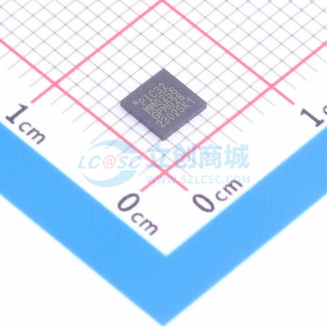 PIC32MM0256GPM028T-I/M6实物图
