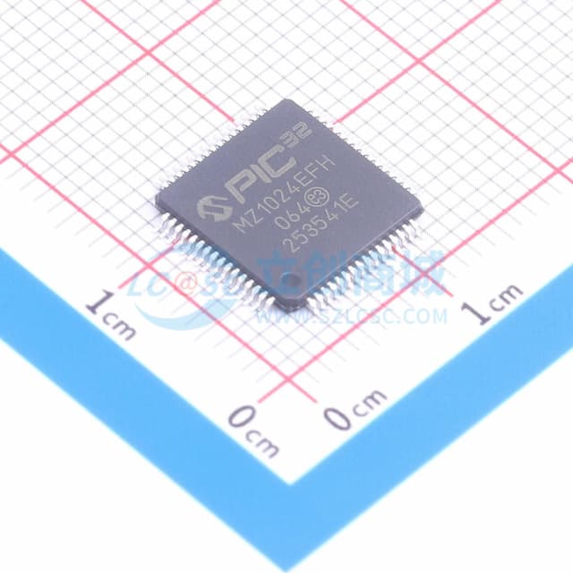 PIC32MZ1024EFH064-I/PT实物图