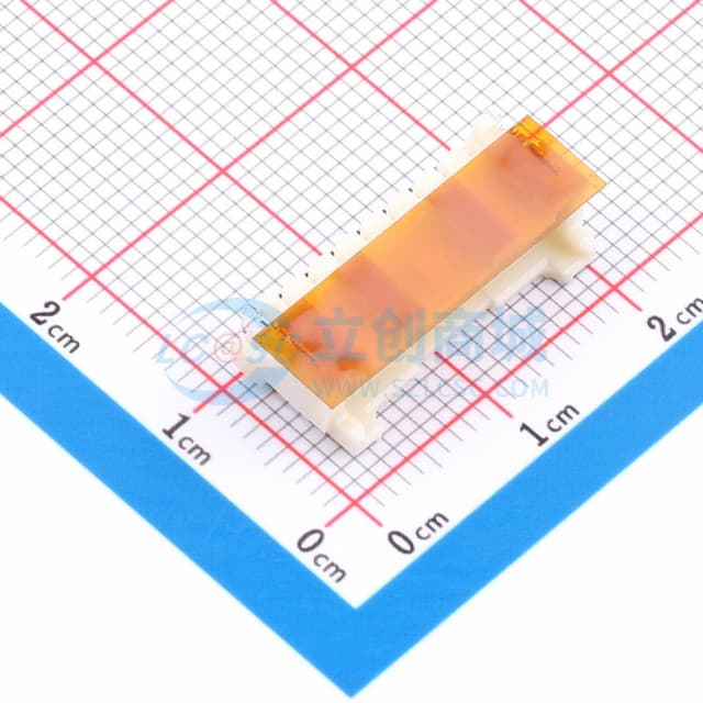 1x8P 间距:2mm 卧贴 系列:PA实物图