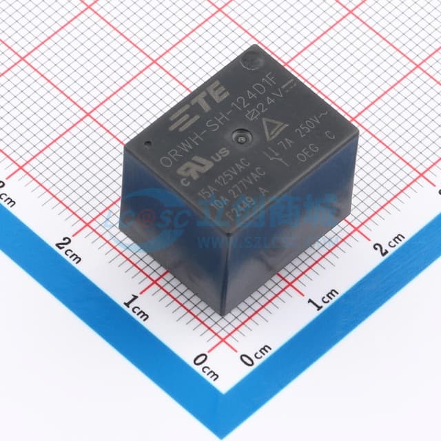 无锁存 24V 10A 一组转换:1C(单刀双掷-转换)【插件】实物图