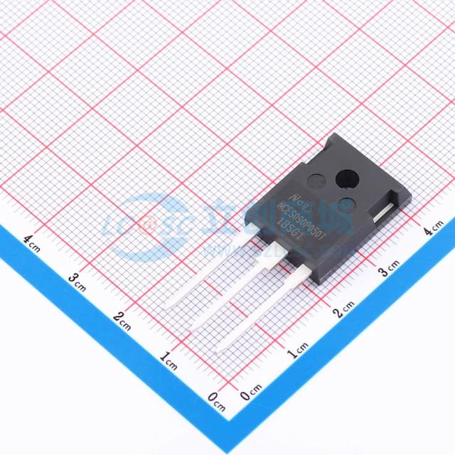 N沟道碳化硅功率MOSFET，低导通电阻、快速开关、反向恢复快、易于并联和驱动，无铅且符合RoHS标准实物图